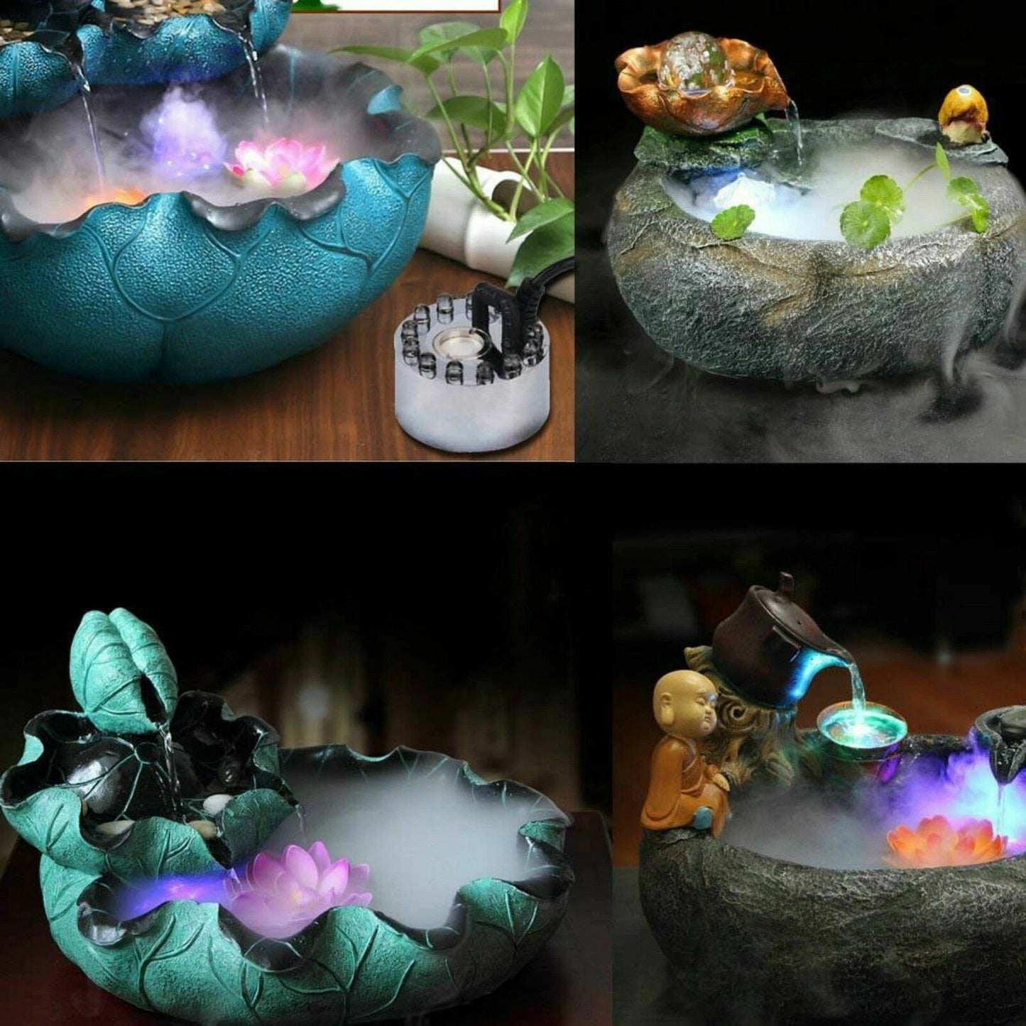 Ultrasonic Mist Maker with LED Lights
