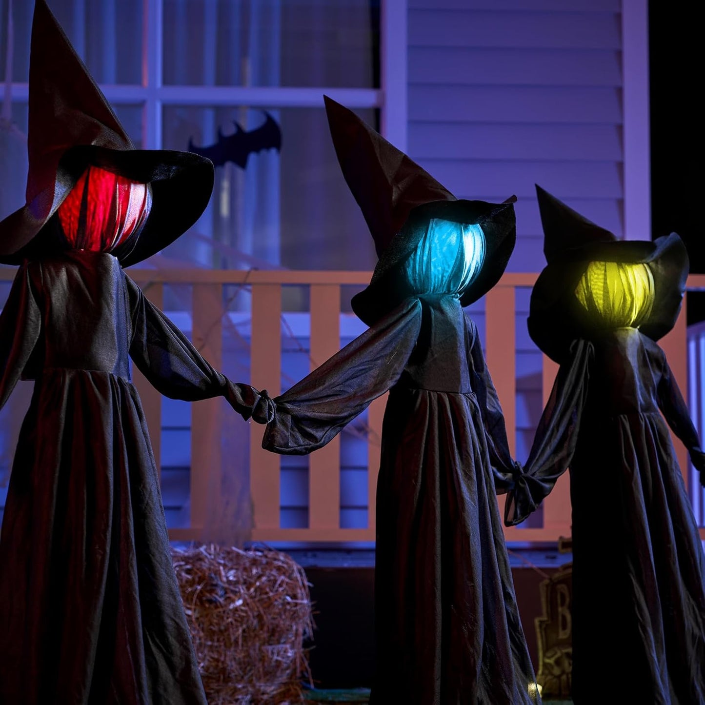 🧙♀️ SpookyGlow™ Halloween Witch Stake with Lights & Sound