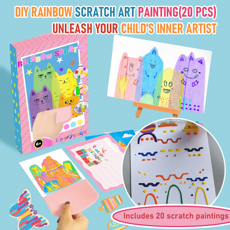 RainbowMagic™ Scratch Art Postcard Set (20 Pcs)