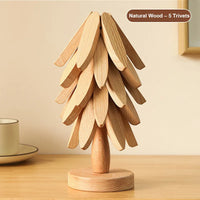 Natural Wood – 5 Trivets