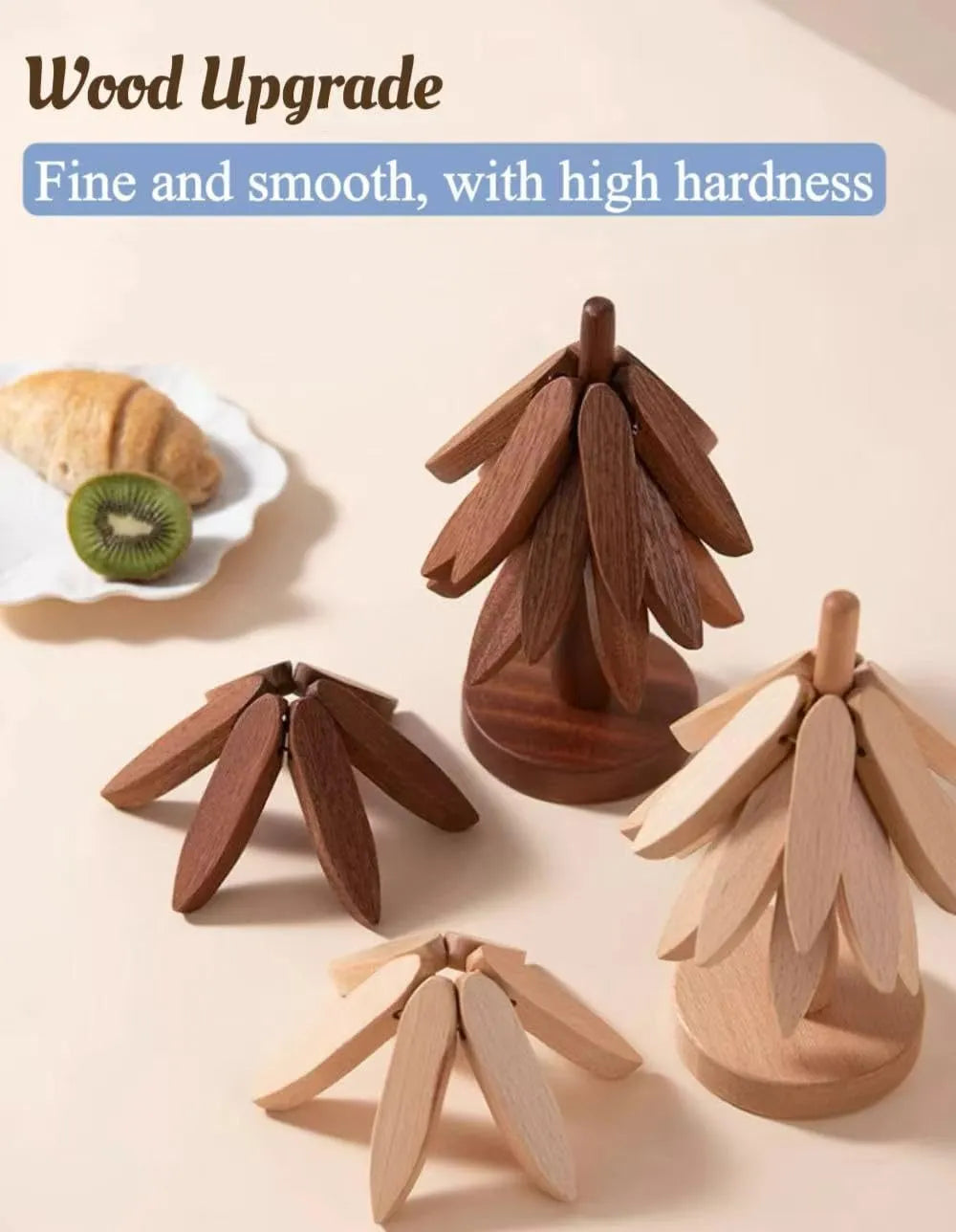 🌲 Evergreen Tree Trivet Set