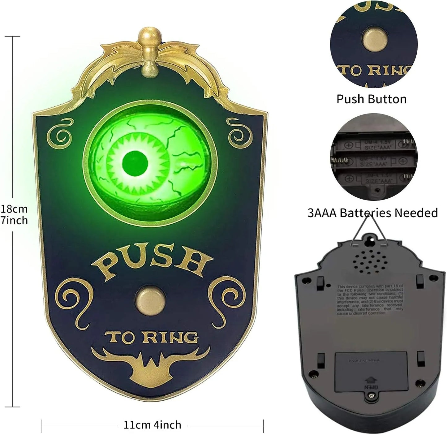 Haunted One-Eyed Doorbell