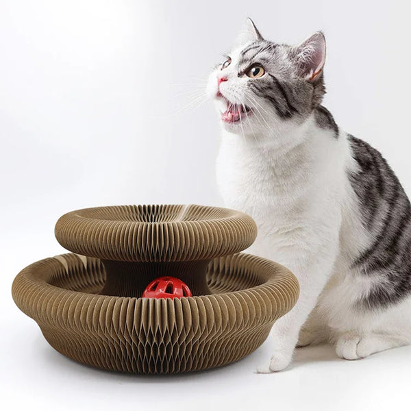 PurrMagic Organ Cat Scratcher & Accordion Toy