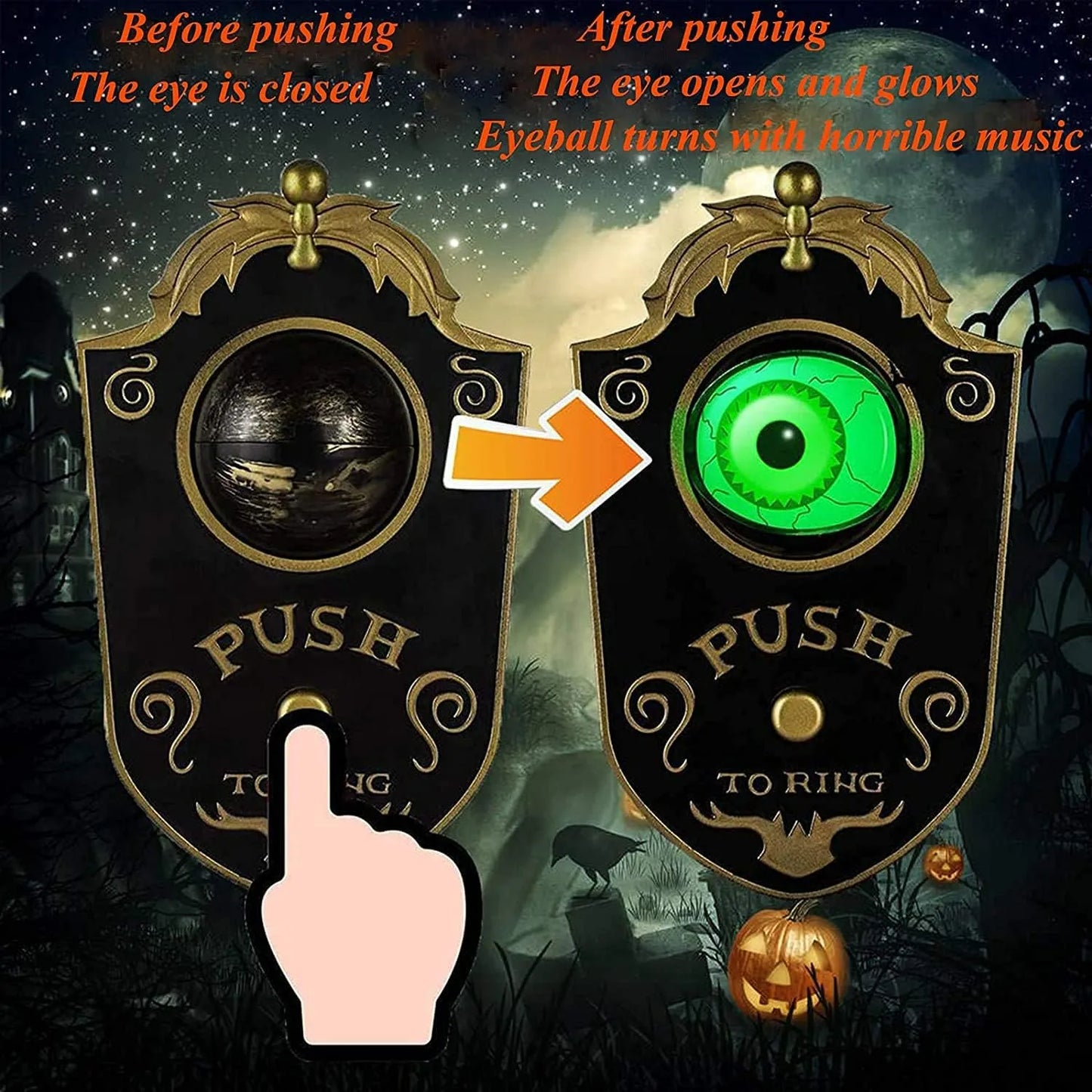 Haunted One-Eyed Doorbell