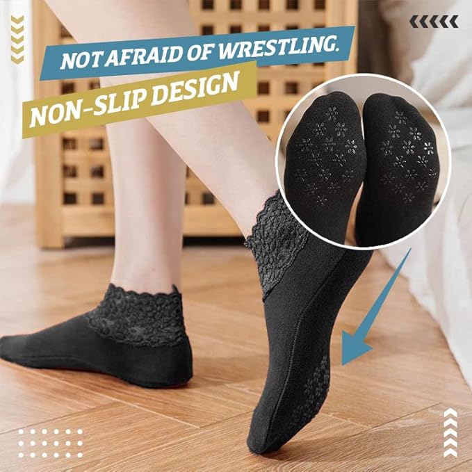 Elegant Lace Ankle Socks
