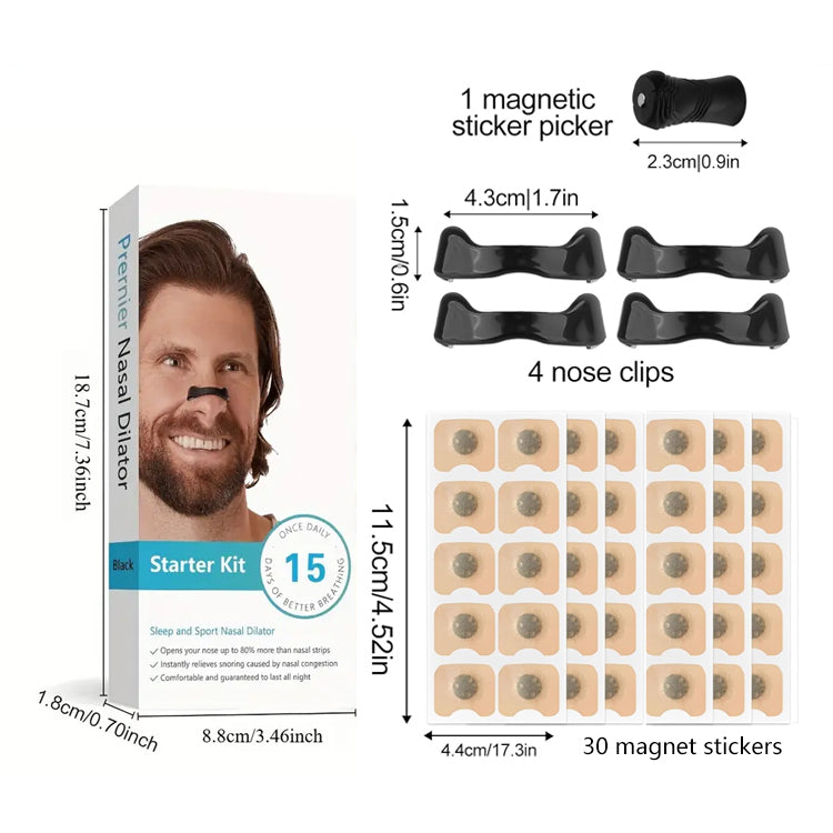 BreatheMag™ Magnetic Nasal Dilator Strips