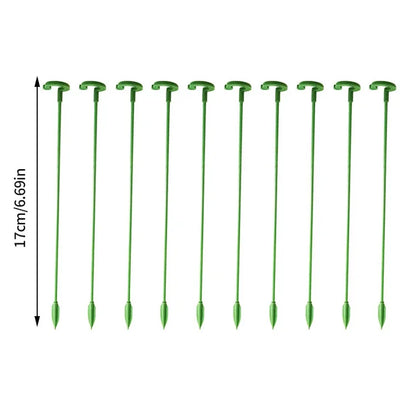 🌿Plant Support Stakes with Rings – Durable Fiberglass Stem Holders