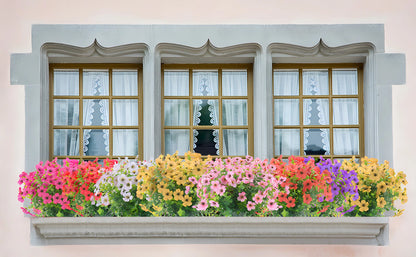 Floranel™ EverBloom Sunset Mums – Lifelike UV-Resistant Artificial Flowers for Fall Décor