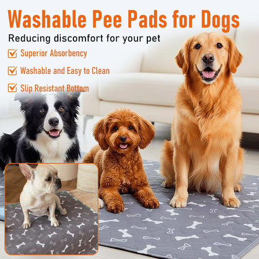 Washable Waterproof Dog Pee Pad — Soft, Absorbent & Leak-Proof