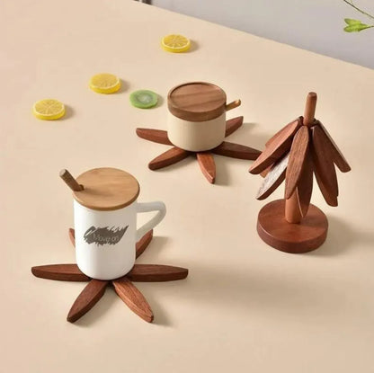 🌲 Evergreen Tree Trivet Set