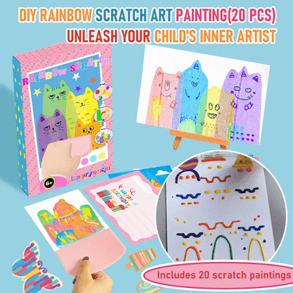 RainbowMagic™ Scratch Art Postcard Set (20 Pcs)