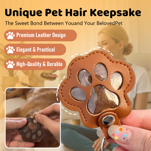 Pet Hair Keepsake Keychain — A Meaningful Gift for Pet Lovers