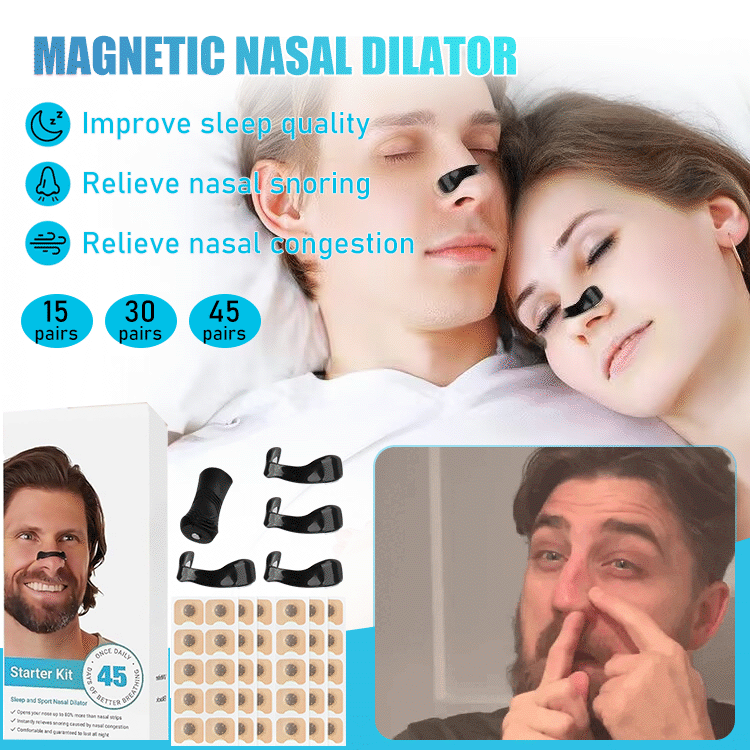 BreatheMag™ Magnetic Nasal Dilator Strips
