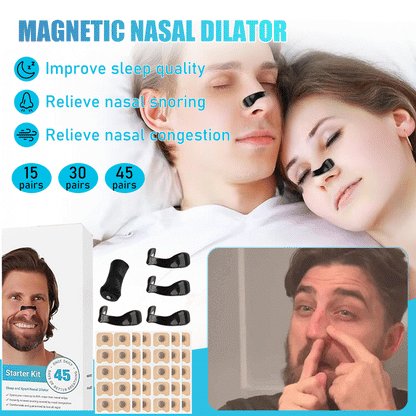 BreatheMag™ Magnetic Nasal Dilator Strips