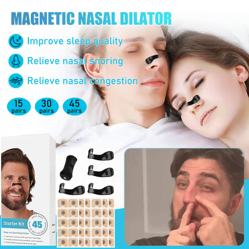 BreatheMag™ Magnetic Nasal Dilator Strips