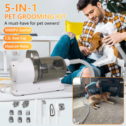 FurVac™ 5-in-1 Pet Grooming Vacuum