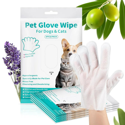 FurPure™ Rinse-Free Pet Care Gloves