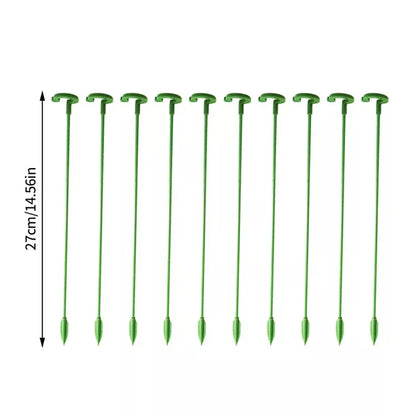 🌿Plant Support Stakes with Rings – Durable Fiberglass Stem Holders