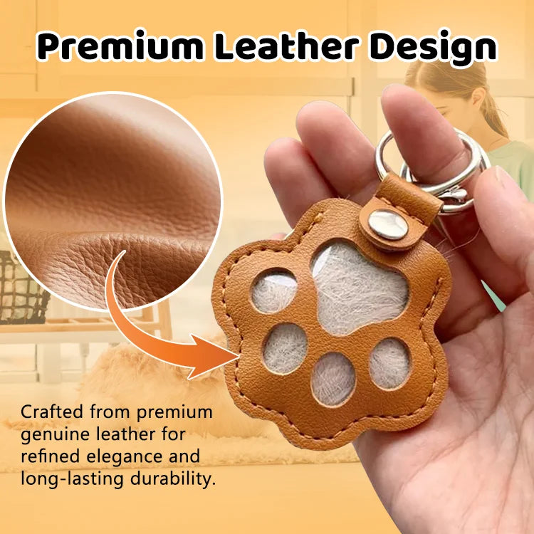 Pet Hair Keepsake Keychain — A Meaningful Gift for Pet Lovers