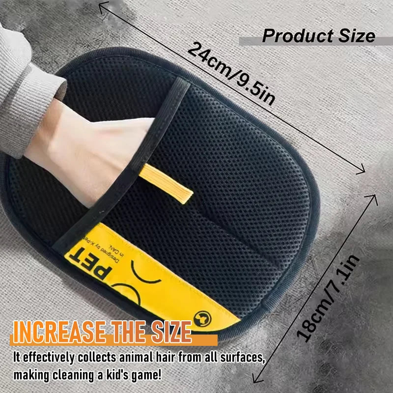 Fur-Free Magic™ Electrostatic Pet Hair Removal Gloves