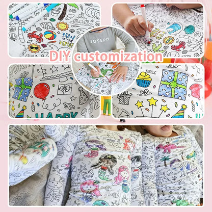 Color-In Pajamas for Kids – Creative DIY Sleepwear