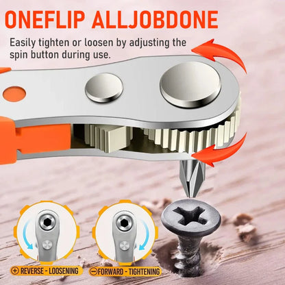 FlexGrip™ Mini Ratchet Wrench Set — Tight Space Repair Made Easy