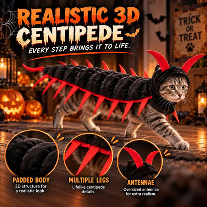 Giant Centipede Halloween Cat Costume