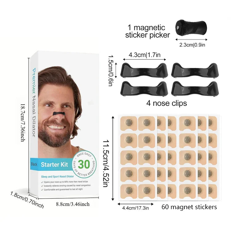 BreatheMag™ Magnetic Nasal Dilator Strips