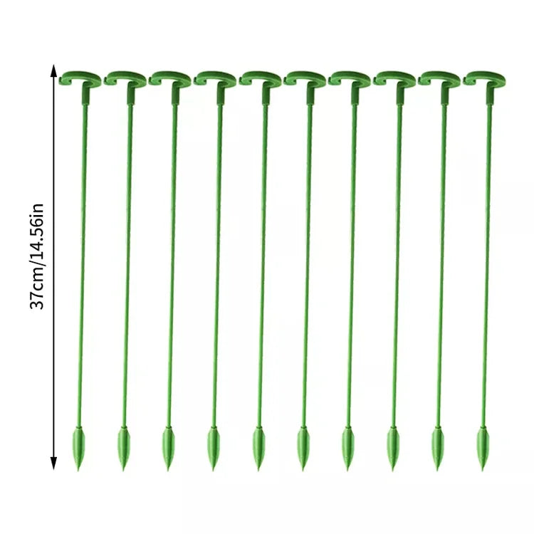 🌿Plant Support Stakes with Rings – Durable Fiberglass Stem Holders
