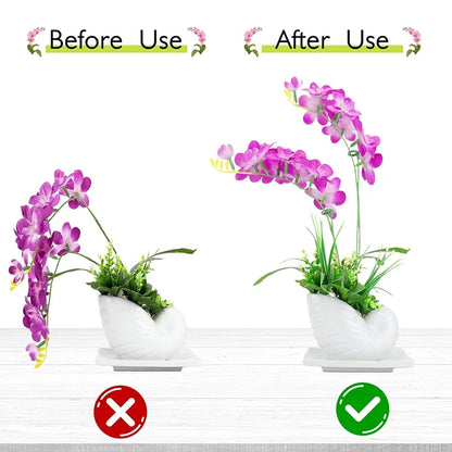 🌿Plant Support Stakes with Rings – Durable Fiberglass Stem Holders