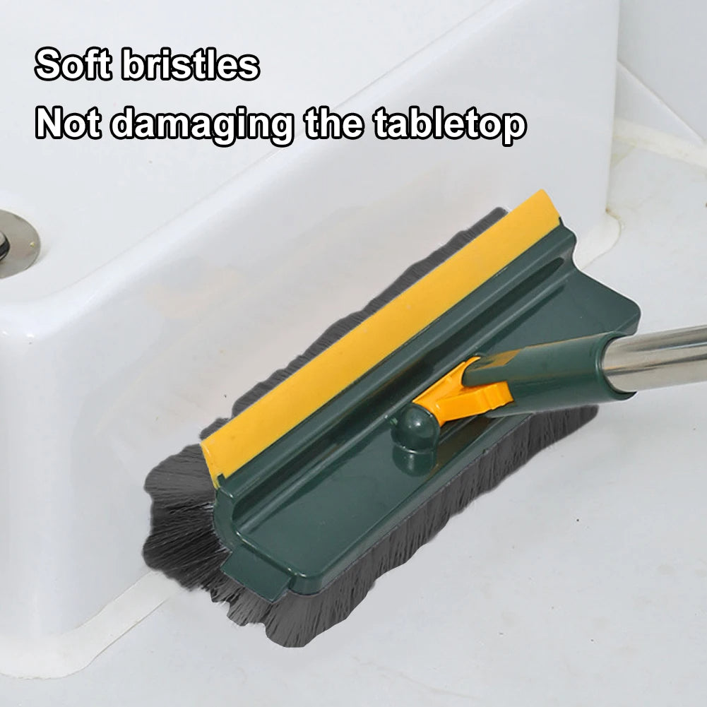 Long Handle Floor Scrub Brush with Stiff Bristles