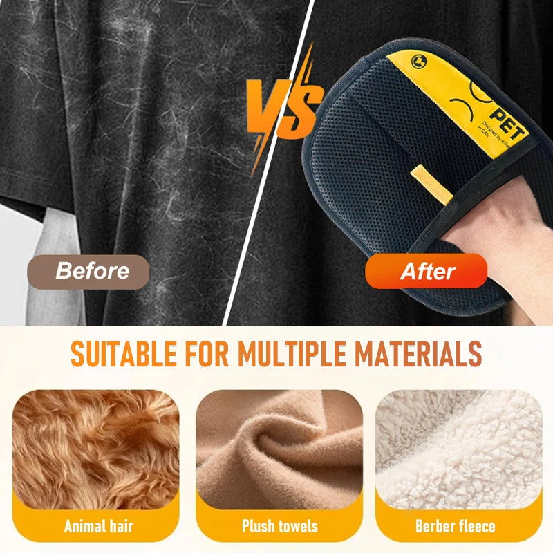 Fur-Free Magic™ Electrostatic Pet Hair Removal Gloves