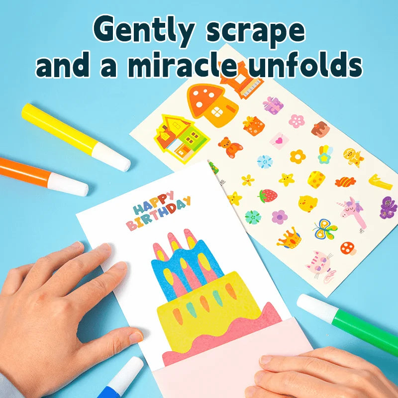 RainbowMagic™ Scratch Art Postcard Set (20 Pcs)