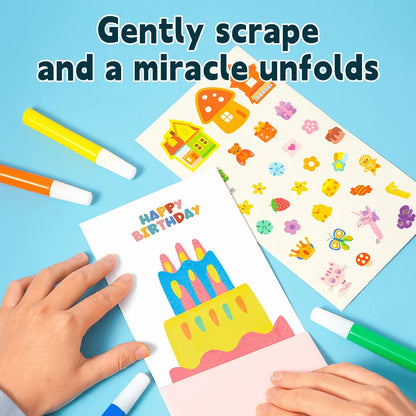 RainbowMagic™ Scratch Art Postcard Set (20 Pcs)