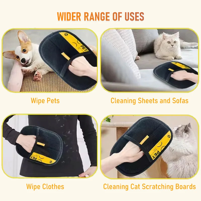 Fur-Free Magic™ Electrostatic Pet Hair Removal Gloves