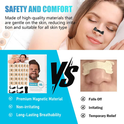 BreatheMag™ Magnetic Nasal Dilator Strips