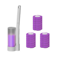 Brush + 18 PCS Blue Brush Head(Lavender)