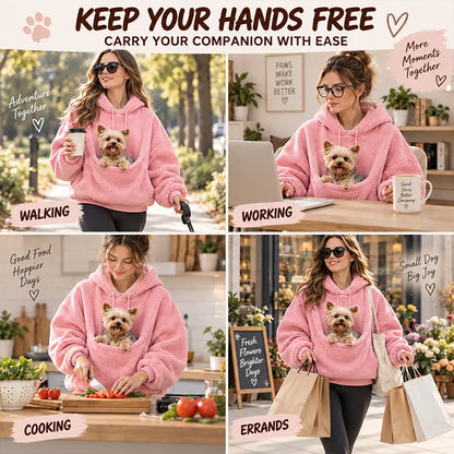 Hands-Free Pet Carrier Hoodie