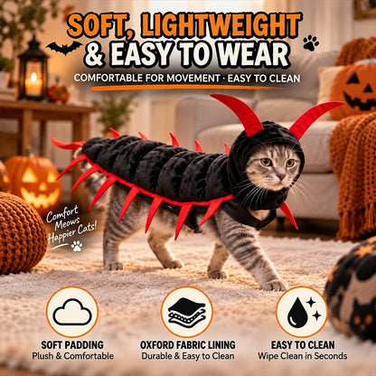 Giant Centipede Halloween Cat Costume