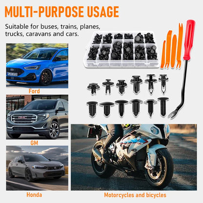 FastenPro™ Car Fastener Kit (240pcs+4+1pack)