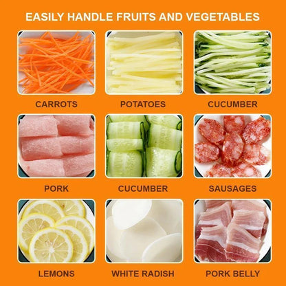 Kitchen Time-Saver: Safe Adjustable Food Cutter