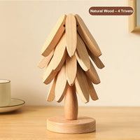 Natural Wood – 4 Trivets