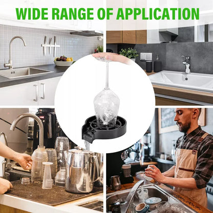 360° Rotating High-Pressure Cup Rinser for Kitchen Sinks - Effortlessly Blasts Away Residue in Seconds
