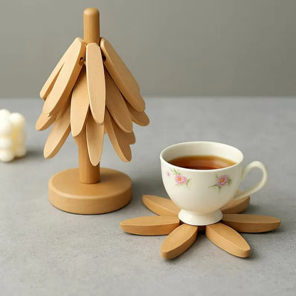 🌲 Evergreen Tree Trivet Set