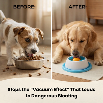 The Dog Bowl That Slows Down Fast Drinking