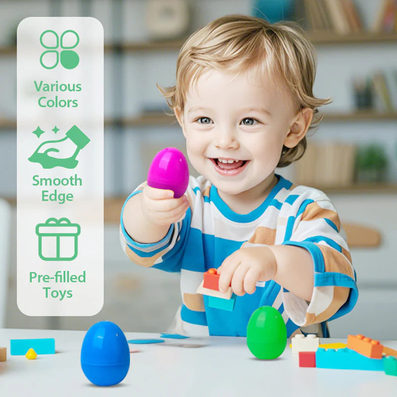 🎁Easter Hot Sale UP TO 70% OFF🎁Prefilled Surprise Easter Eggs with Plush Animal Toys