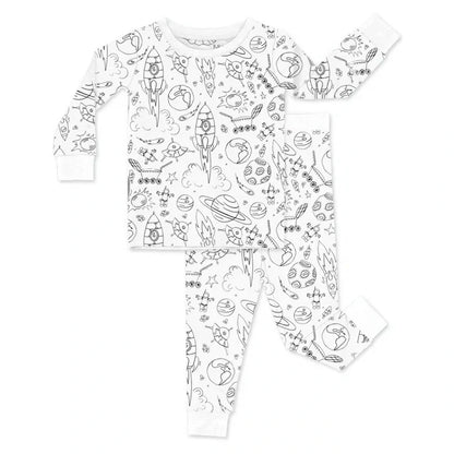 Color-In Pajamas for Kids – Creative DIY Sleepwear