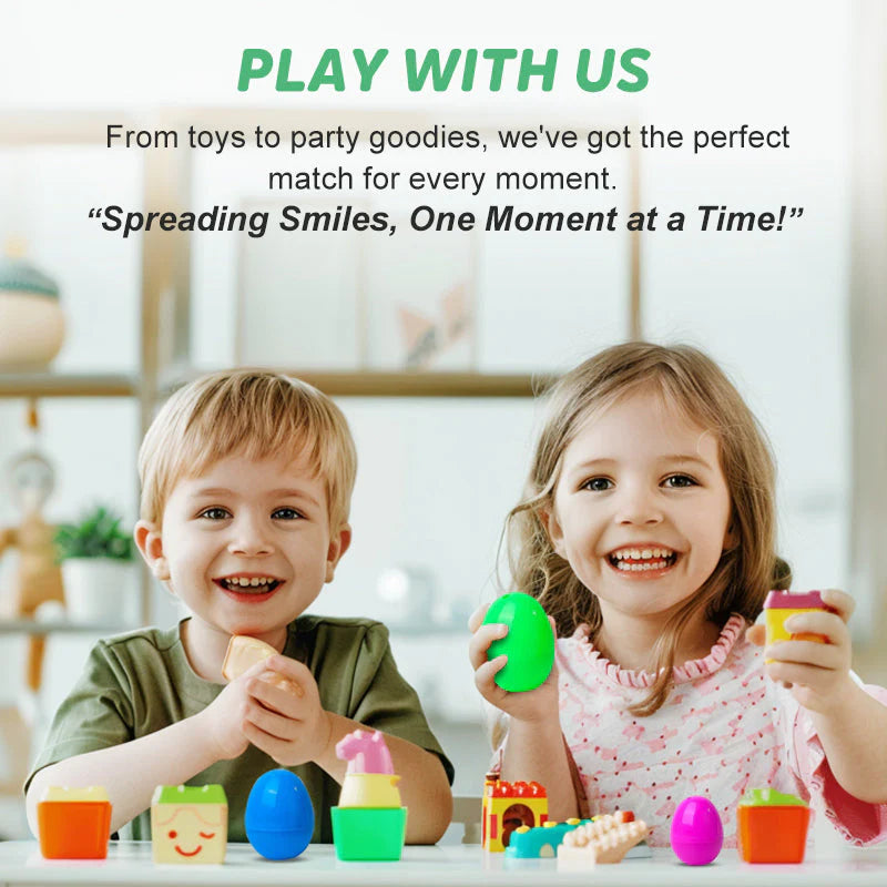 🎁Easter Hot Sale UP TO 70% OFF🎁Prefilled Surprise Easter Eggs with Plush Animal Toys