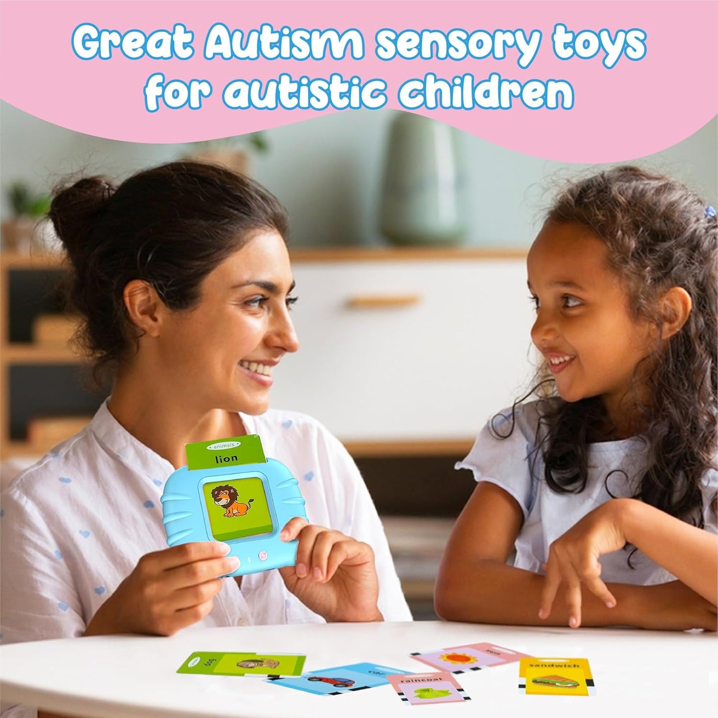 SmartTalk Kids Flashcard Reader – Interactive Learning Machine