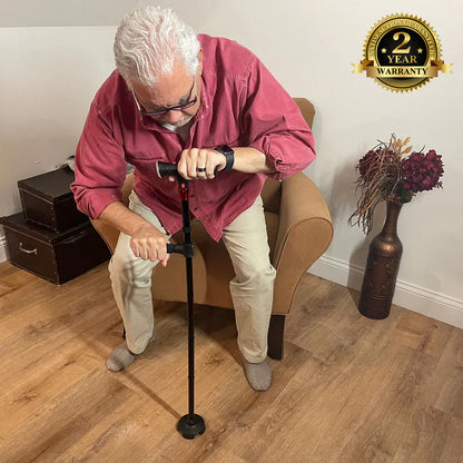 #1 Walking Cane – Premium Stability, Adjustable Height, and Comfort Grip for Seniors & Recovery